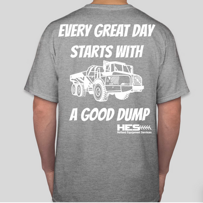 Every Great Day Starts With A Good Dump Pocket Tee